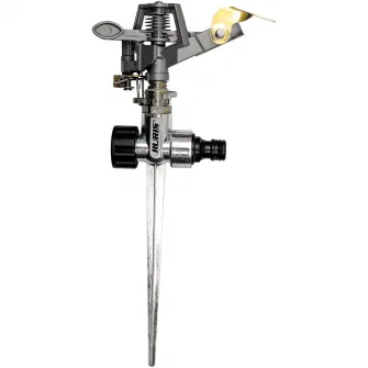 Aspersor pulsatoriu cu impuls RURIS ZN450, unghi pulverizare 0 - 360 grade, diametru pulverizare 24 m, acoperire aproximativ 450 mp