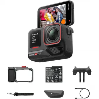 Camera video sport Insta360 Ace Pro 2, 8K, Single Battery Xplorer Bundle, Dark Gray