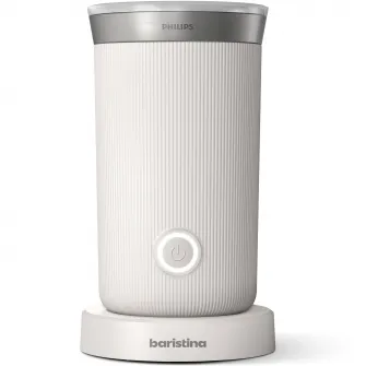 Carafa lapte Philips Baristina BAR311/00, lapte cald sau rece, 120ml , inclusiv pentru lapte pe baza de plante, strat neted antiaderent, spuma de lapte cremoasa, alb
