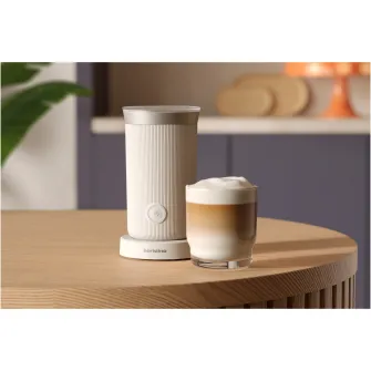 Carafa lapte Philips Baristina BAR311/00, lapte cald sau rece, 120ml , inclusiv pentru lapte pe baza de plante, strat neted antiaderent, spuma de lapte cremoasa, alb
