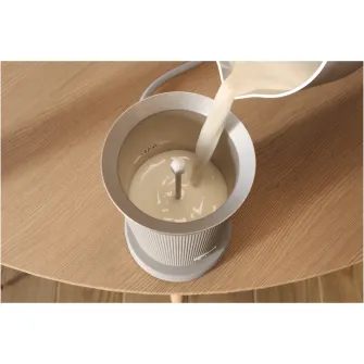 Carafa lapte Philips Baristina BAR311/00, lapte cald sau rece, 120ml , inclusiv pentru lapte pe baza de plante, strat neted antiaderent, spuma de lapte cremoasa, alb