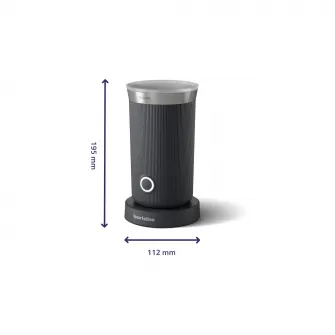 Carafa lapte Philips Baristina BAR311/60, lapte cald sau rece, 120ml , inclusiv pentru lapte pe baza de plante, strat neted antiaderent, spuma de lapte cremoasa, negru