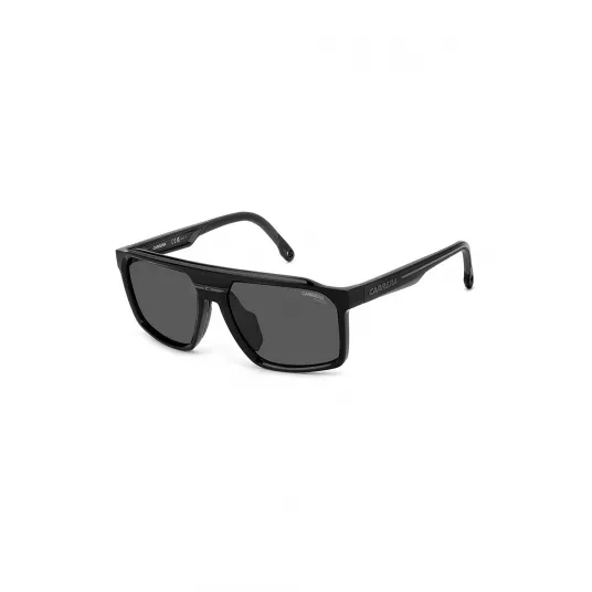 Carrera, Ochelari de soare dreptunghiulari cu lentile polarizate, Negru, 59-17-145