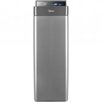 Dedurizator de apa uz casnic Midea QS2476-180, debit 2000L/h, putere 5W, afisaj LED, dozaj sare min. 15 kg, max. 50 kg, presiune apa 0.2-0.6 MPa, rezervor rasina 18L, backup pe baterie, mod vacanta