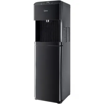 Dozator de apa Midea JL2240S-B, conectare la retea, filtre PAC & UF+C, racire 4L/h, rezervor apa rece 3.6L, incalzire 4 L/h, rezervor apa fierbinte 1L, putere incalzire 420W, putere racire 80W, interval temperatura apa 4-92