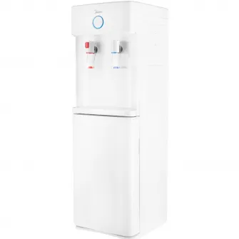 Dozator de apa incarcare superioara Midea YL2436S-W, capacitate dozare peste 1.2L/min, rezervor apa rece 2L, rezervor apa calda 0.8L, putere incalzire 420W, putere racire 100W, depozitare 35L, bidoane compatibile: 11/15/19 l