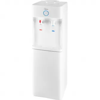 Dozator de apa incarcare superioara Midea YL2436S-W, capacitate dozare peste 1.2L/min, rezervor apa rece 2L, rezervor apa calda 0.8L, putere incalzire 420W, putere racire 100W, depozitare 35L, bidoane compatibile: 11/15/19 l