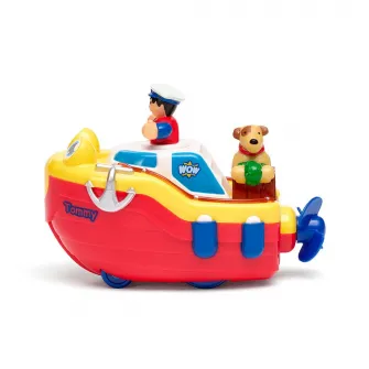 Jucarie de baie WOW Toys - Barca, cu figurina Tommy