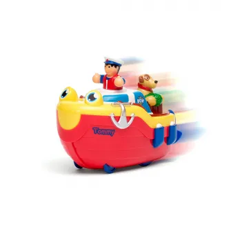 Jucarie de baie WOW Toys - Barca, cu figurina Tommy