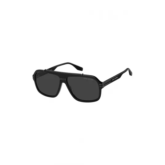 Marc Jacobs, Ochelari de soare cu detalii logo, Negru, 60-13-145