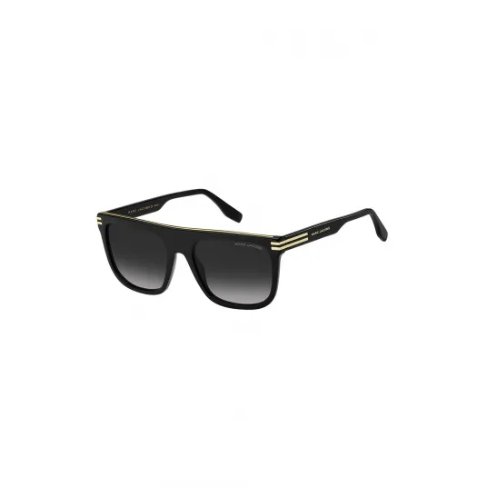 Marc Jacobs, Ochelari de soare cu lentile in degrade, Auriu, Negru, 56-19-145