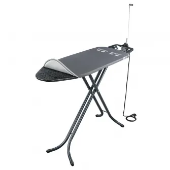 Masa de calcat Leifheit AirBoard M Black Plus, 120 x 38 cm
