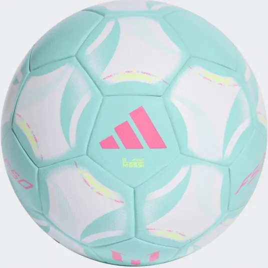 Minge fotbal Adidas Messi LGE, marime 5, alb/albastru