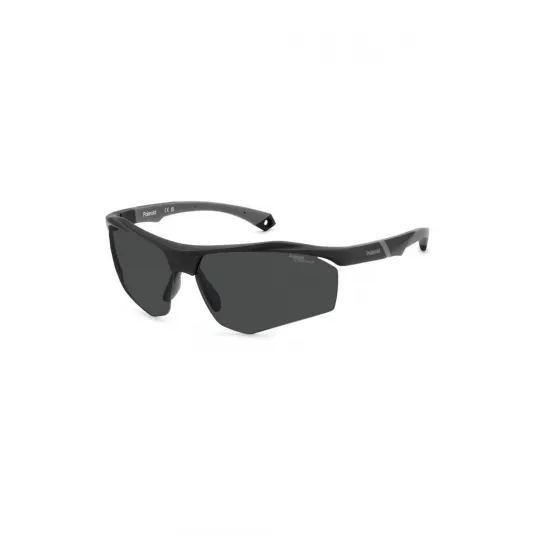Polaroid, Ochelari de soare wrap cu lentile polarizate, Negru, 68-10-135