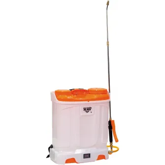 Pompa electrica de stropit cu presiune pe acumulator Ruris RSE 1900S, acumulator 12V 8.0Ah, rezervor tip rucsac 18 L, lance metalica telescopica, autonomie 4 h, presiune maxim 6 bar, include: acumulator + incarcator