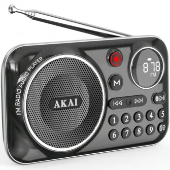 Radio portabil AKAI APR-500BK ,FM, Bluetooth ,USB , Negru