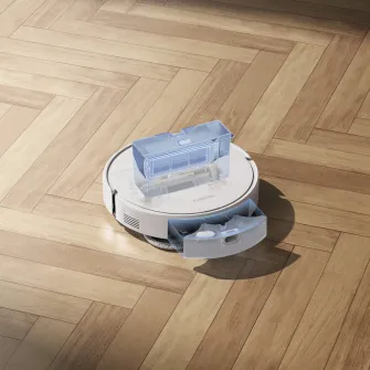 Robot de aspirare Xiaomi S40 Pro BHR089REU, 15000Pa, 5200mAh, 310ml recipient apa, 430ml recipient praf, alb