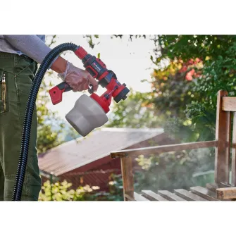 Set accesorii pentru pulverizator de vopsea Einhell 4260041, cap de pulverizare, 1200 ml volum recipient vopsea, 3 duze (Ø 1.5 mm / 2.5 mm / 3.0 mm), compatibil cu Einhell TE-SY 18/90 Li