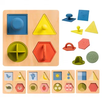Set de joaca Taf Toys - Primul meu puzzle cu forme