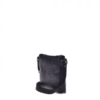 Baldinini, Geanta crossbody de piele, Negru