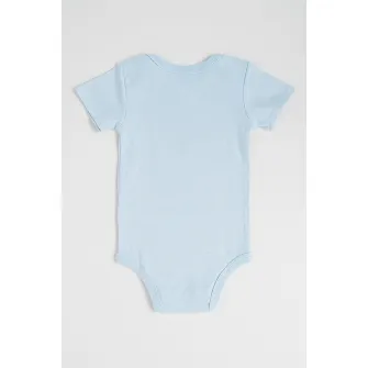 Converse, Set de body-uri, botosei si caciula cu logo - 3 piese, Albastru deschis, 74-80 CM
