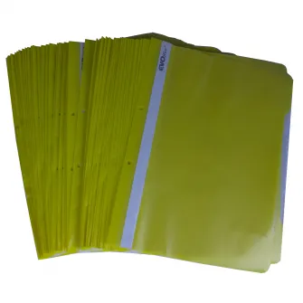 Dosar cu sina EVOffice, 50 buc, Galben