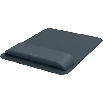 Mouse pad Leitz Ergo, cu suport ergonomic pentru incheietura mainii, ajustabil, gri-carbune