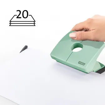 Perforator Novus B 220 color ID 2.0, 20 coli, mellow mint