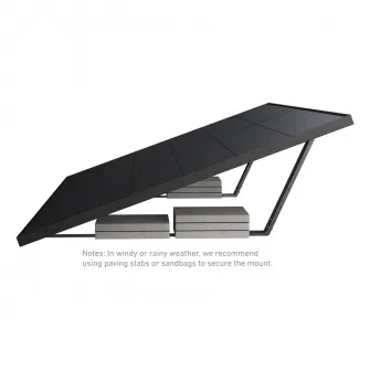 Set 2 suport panouri solare Anker Solix pentru acoperisuri plane si gradina