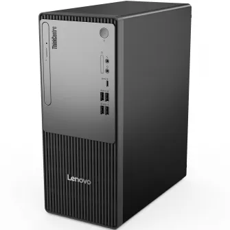 Sistem Desktops PC Lenovo ThinkCentre neo 50t Gen 5 cu procesor Intel® Core i3-14100 pana la 4.7GHz, 8GB DDR5, 512GB SSD, Intel® UHD Graphics, No OS, Black, 3y on-site Premium Care