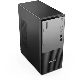 Sistem Desktops PC Lenovo ThinkCentre neo 50t Gen 5 cu procesor Intel® Core i3-14100 pana la 4.7GHz, 8GB DDR5, 512GB SSD, Intel® UHD Graphics, No OS, Black, 3y on-site Premium Care