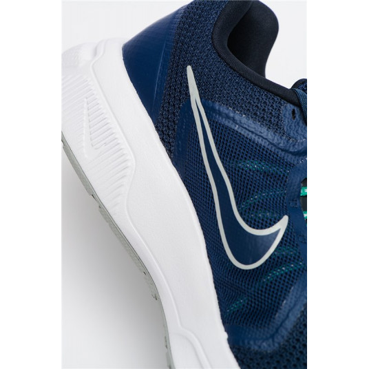 Achieve Federal Maladroit Nike, Pantofi cu insertii de piele ecologica pentru alergare Zoom Span 4,  Bleumarin, 7