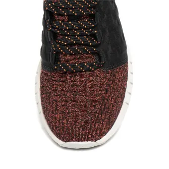 Under Armour, Pantofi sport cu aspect tricotat, pentru alergare HOVR Phantom, Negru/Oranj, 5