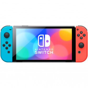 Consola Nintendo Switch OLED, Neon Blue - Red Joy