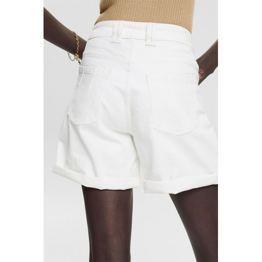 enthusiastic Loose radius Esprit, Pantaloni scurti de denim cu detalii cu aspect deteriorat, Alb, 31 enthusiastic Loose radius Esprit, Pantaloni scurti de denim cu detalii cu aspect deteriorat, Alb, 31