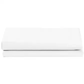 Set 2 bucati husa pentru pilota Hotel Kotonia Home, 100% bumbac ranforce, 150x200 cm, alb