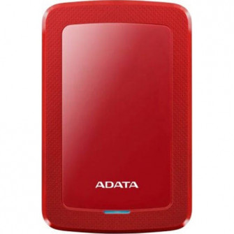 HDD extern ADATA HV300 Slim 1TB, Shock Sensor, 2.5, USB 3.1, Rosu