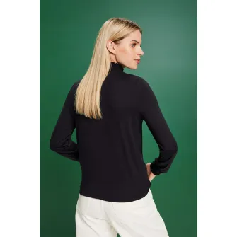 Esprit, Bluza slim fit, Negru, M