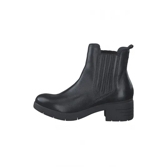 Marco Tozzi, Ghete de piele, Negru, 37