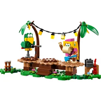 LEGO® Super Mario - Set de extindere - Concertul lui Dixie Kong in jungla 71421, 174 piese