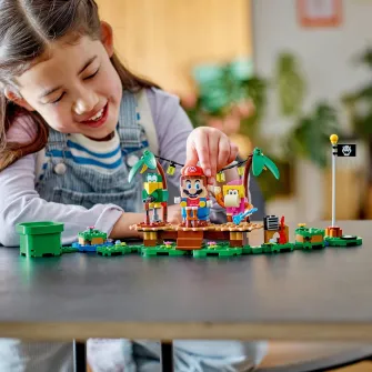 LEGO® Super Mario - Set de extindere - Concertul lui Dixie Kong in jungla 71421, 174 piese