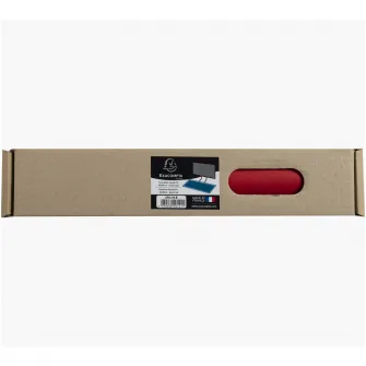 Mapa de birou Exacompta, 40x80 cm, Piele PU, 2 fete, Negru -Rosu