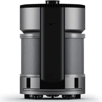 Robot de purificare a aerului Ecovacs AIRBOT Z1, Tehnologie AIVI™ 3D, cartografiere si navigare 3D inteligente cu TrueMapping 2.0, filtru HEPA, Igienizare UV, Camera Starlight 960P HD, Asistent vocal YIKO, design Jacob Jensesn, baterie Li-Ion 5200mAh