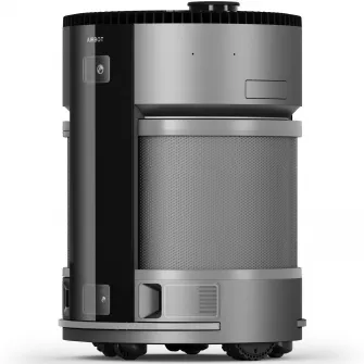 Robot de purificare a aerului Ecovacs AIRBOT Z1, Tehnologie AIVI™ 3D, cartografiere si navigare 3D inteligente cu TrueMapping 2.0, filtru HEPA, Igienizare UV, Camera Starlight 960P HD, Asistent vocal YIKO, design Jacob Jensesn, baterie Li-Ion 5200mAh