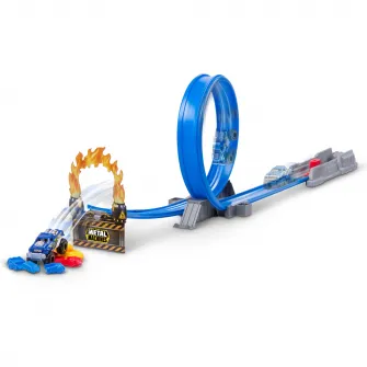 Set de joaca Metal Machines - Road Rampage, cu pista