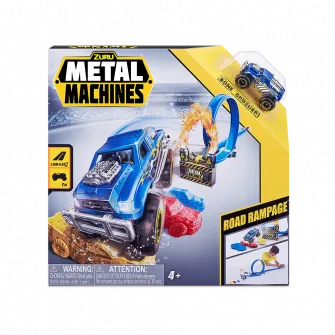 Set de joaca Metal Machines - Road Rampage, cu pista