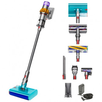 Aspirator vertical Dyson V15s Detect Submarine, Galben/Nichel