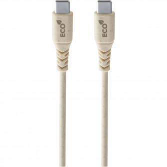 Cablu Date Cellularline, Become ECO USB-C la USB-C 120cm