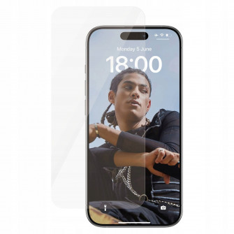Folie de protectie pentru Iphone 15, PanzerGlass, Sticla, Transparent