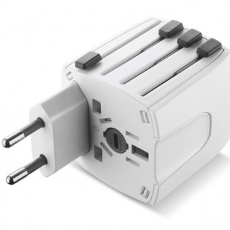 Incarcator retea Cellularline WTA Universal Europe / UK / Australia / USA, Alb